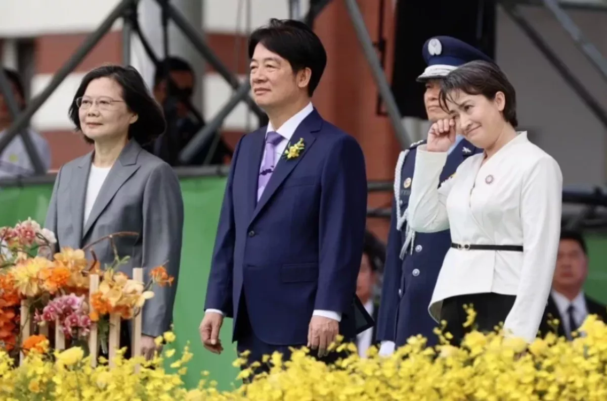 蔡英文揮別總統府  新任副總統蕭美琴感性落淚